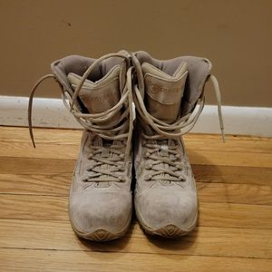 Converse Tan Steel-Toed Boots, Size 8